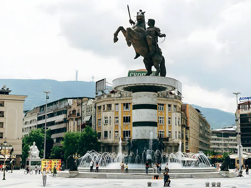 Skoplje centar Severna Makedonija