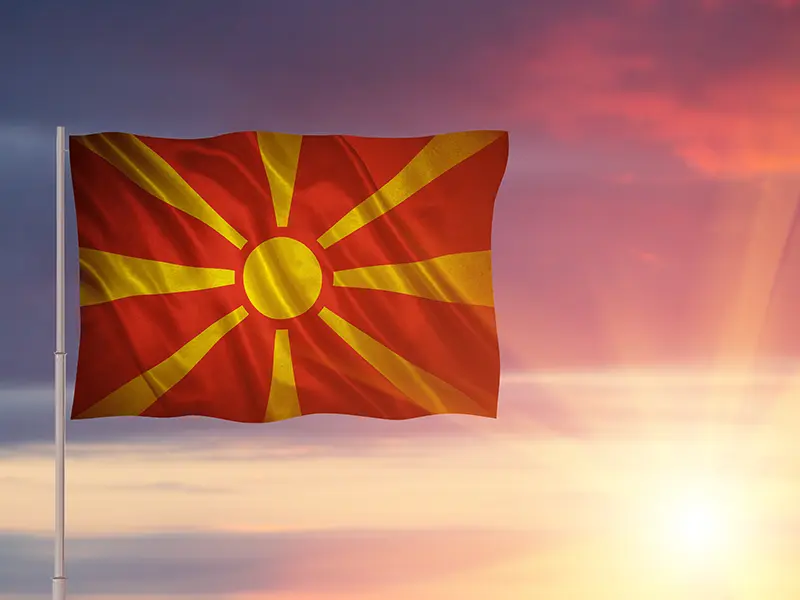 Zastava severne makedonije