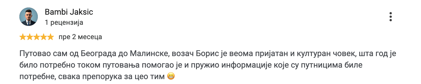 Bambi Jaksic Dream Team travel iskustvo